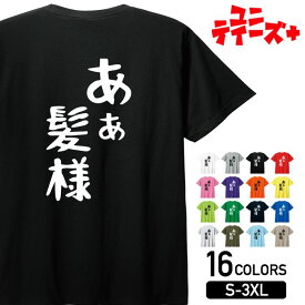 【あぁ髪様】 ハゲ はげ 薄毛 AGA ゆる文字 おもしろ ネタ 半袖Tシャツメンズ レディース ユニセックス ホワイト ブラック グレー レッド ピンク パープル オレンジ イエロー ネイビー ブルー グリーン