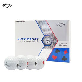 キャロウェイ スーパーソフト スイート トランプ柄 Supersoft Suits ゴルフボール 1ダース USモデル