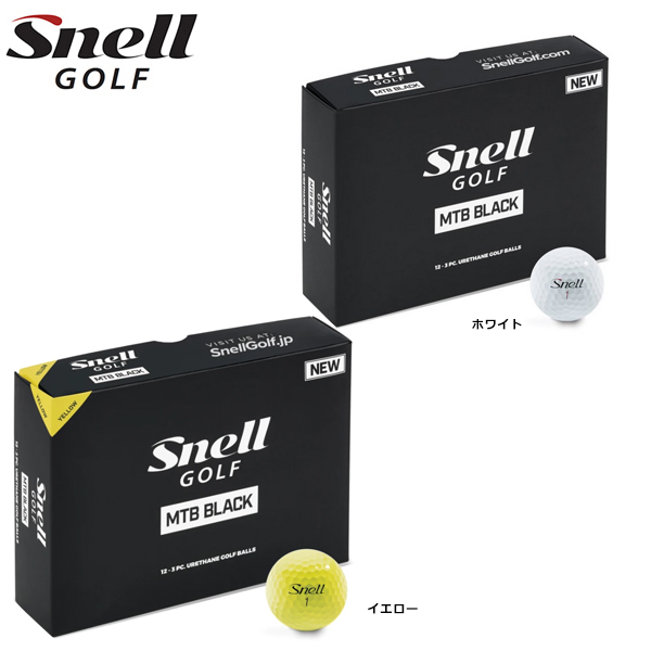 Snell GOLF MTB スネルゴルフ BLACK 数量限定 格安店 1ダース