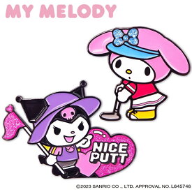 マイメロディ＆クロミ MyMelody ゴルフマーカー MMM002 クリップマーカー
