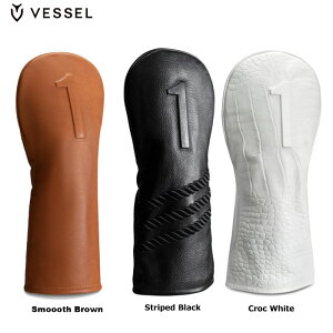 �y6/1-6/30 �G���g���[�Ń|�C���g3�{�zVESSEL LUX �w�b�h�J�o�[ LUX HEADCOVER EMBOSSED �h���C�o�[�p HC1123