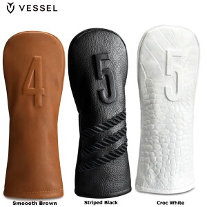VESSEL LUX �w�b�h�J�o�[ LUX HEADCOVER EMBOSSED ���[�e�B���e�B�p HC1123