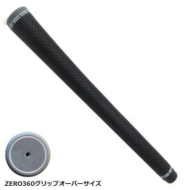 ZERO360 ゼロ360グリップ オーバーサイズ M60R ゴルフグリップ GRIP ブラック×グレー