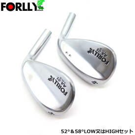 FORLLY フォーリー ウェッジ 【ノーメッキ 52°58°2本セット】 ヘッドのみ 組立時工賃必要 HCカバー付き