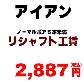 アイアン リシャフト工賃　ノーマルボア　5本未満　（※本数分ご購入ください）