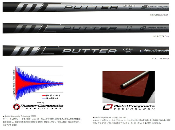 楽天市場】フジクラ MC Putter パターシャフト 単体購入不可 : 神戸  