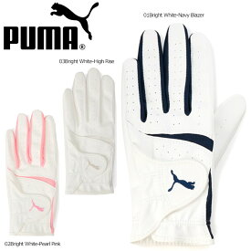 PUMA プーマ 041892 ゴルフ ウィメンズ W フュージョン グリップ グローブ 2 両手用 日本正規品 手袋 GOLF