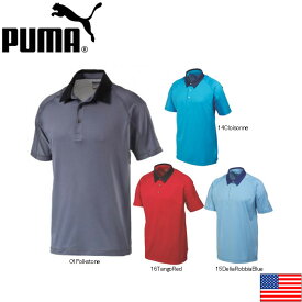 在庫処分 PUMA（プーマ）569073 TITAN TOUR POLO CRESTING GOLF SHIRT（チタンツアークレスティングポロ）（US）