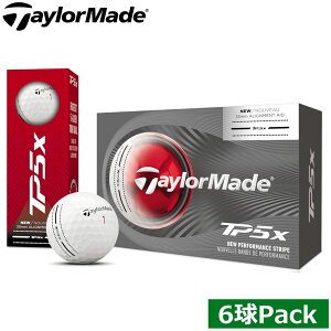 �e�[���[���C�h TM26 TP5x �p�t�H�[�}���X�X�g���C�v �{�[�� 6������ (2�X���[�u) Taylormade Performance Stripe Ball