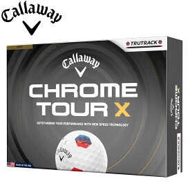 【ゆうパケットパフ配送】キャロウェイ クロム ツアーX トゥルートラック ボール 2026 1ダース 日本正規品 Callaway CHROME TOUR X TRUTRACK