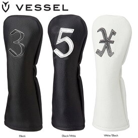 VESSEL Genuine Leather Head Cover HC3117 ベゼル 天然皮革 UT用 ヘッドカバー ユーティリティー用
