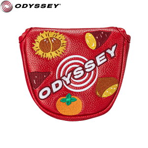 ODYSSEY 5524125 オデッセイ F マレット パター カバー フォール ワインレッド 24 JM マレット用 ヘッドカバー