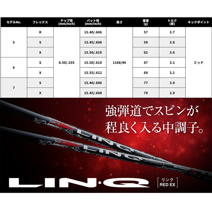 楽天市場】UST-mamiya LIN-Q RED EX リンク レッド EX USTマミヤ 日本 