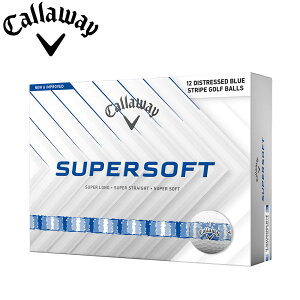 �y�䂤�p�P�b�g�p�t�z���zCallaway SUPERSOFT25 DISTRESSED STRIPE BLUE �{�[�� 1�_�[�X �L�����E�F�C �X�[�p�[�\�t�g �f�B�X�g���X�g �X�g���C�v�{�[�� �u���[