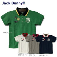 【大特価80%OFF】Jack Bunny!!（ジャックバニー） (JUNIOR) Policotto30/ワッフル半袖ポロシャツ 264-916…