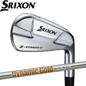 SRIXON Z-FORGED II 5-P スリクソン ダンロップ アイアン 6本 5-PWセット Zフォージド2 Dynamic Gold 120 装着モデル ダイナミックゴールド DGS200 DGX100 Z-FORGED 2 日本仕様