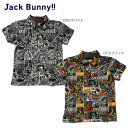 【大特価80%OFF】Jack Bunny!!（ジャックバニー） (JUNIOR) マーベルハーズアイカノコ半袖ポロシャツ 264-0160469