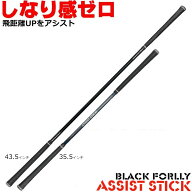 しなり感ゼロ BLACK FORLLY ASSIST STICK ブラック フォーリー アシストスティック ゴルフ練習器具