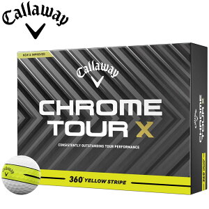 LEFC CHROME TOUR X 360° YELLOW STRIPE{[ 1_[X CG[ Callaway NcA[X XgCv