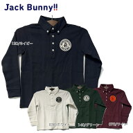【大特価80%OFF】Jack Bunny!!（ジャックバニー） (JUNIOR) ストレッチポンチ 長袖ポロシャツ 264-9261027