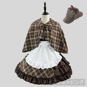 探偵恋歌メイド服 ロリータ ドレス ワンピース メイド服 プリンセス クリスマス ドレス Lolita 甘ロリ ロリィタ イベント パーティー ステージ 衣装 仮装 大きいサイズ フォーマル ベルベット