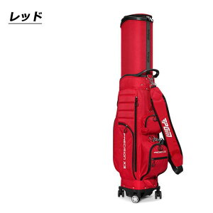 ルフ 4輪キャスターブレーキ付きポータブルゴルフバッグ PGM メンズ レディース キャスター付き 防水 ゴルフトラベルバッグ 大容量 カラー6色 QB062