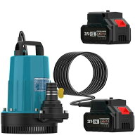 水中ポンプ 排水ポンプ 循環ポンプ 充電式 底部入水式 ブラシレス 550W 吐出量 6000L/H 最大揚程12m 静音…