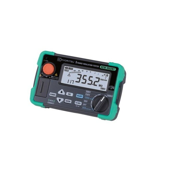 楽天市場】ポイント2倍 共立電気計器 KEW3552BT デジタル絶縁抵抗計 50 