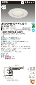 ������ �[���񓚒v���܂�LEKD203913WW-LS9 (LEKD203913WWLS9) 2000���j�b�g�����`DL�����p LED�_�E�����C�g