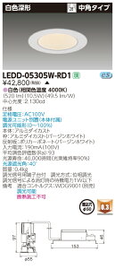 LEDD-05305W-RD1 (LEDD05305WRD1) ��̌`DL500���F�[�`��50 LED��̌`�_�E�����C�g�y�󒍐��Y�i�z