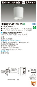 ������ �[���񓚒v���܂�LEKG253411N-LS9 (LEKG253411NLS9) 2500���j�b�g�����`DL���tCL �V�[�����O�_�E�����C�g