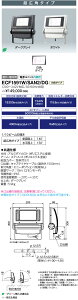 ���������@�|�C���g2�{ ���d�C ECF1591W/SAN2/DG�@LED������ ���f�B�I�b�N �t���b�h �l�I 150�N���X ���L�p�^�C�v ���F�^�C�v �󒍐��Y�i�@(ECF1591WSAN2DG)