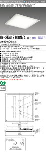 �������ߕi MY-SK412100N/4 AHTX LED�X�N�G�A���C�g �����`��450�i�t���b�g�^�C�v�j �����F FHP45�`x4�������i�N���X1200�j �wMYSK412100N4AHTX�x