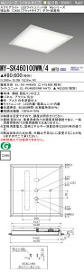�������ߕi MY-SK460100WW/4 AHTX LED�X�N�G�A���C�g �����`��450�i�t���b�g�^�C�v�j �����F FHP32�`x3�������i�N���X600�j �wMYSK460100WW4AHTX�x