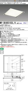 �������ߕi MY-SK485102L/4 AHTX LED�X�N�G�A���C�g �����`��450 �i���Ϙg�^�C�v�E���o�b�t���j �d���F FHP32�`x4�������i�N���X850�j �wMYSK485102L4AHTX�x