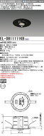 三菱電機　EL-DB11111KB　黒色 LED非常用照明器具 埋込形φ100 低天井・小空間用(～3m) リモコン自己点検…