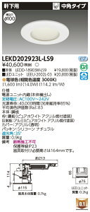 ���� LEKD202923L-LS9 LED�_�E�����C�g 2000���j�b�g�����`DL�����p