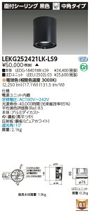 ���� LEKG252421LK-LS9 �V�[�����O�_�E�����C�g 2500���j�b�g�����`DL���tCL �󒍐��Y