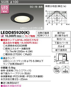 LED �A�E�g�h�A�E�Ɩ���� LED�G�N�X�e���A LEDD85920(K) LED�_�E�����C�g�i�����v�ʔ�) [LEDD85920K]