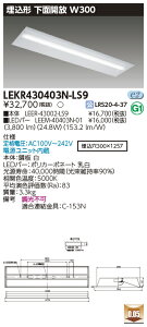 u@lEl}v  [񓚒v܂LED@LEKR430403N-LS9uLEER-43002-LS9+LEEM-40403N-01v LEDx[XCg (LEKR430403NLS9) TENQOO40`W300