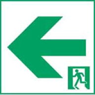 パナソニック FK10316 通路　表示板（左）　C級　直付用