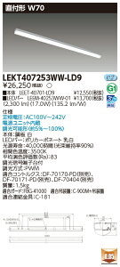 ���� 10��Z�b�g LEKT407253WW-LD9 LED�x�[�X���C�g TENQOO���t40�`W70���� (LEKT407253WWLD9)