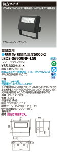 東芝 LEDS-06909NF-LS9 LED投光器重耐塩仕様 (LEDS06909NFLS9)【受注生産品】