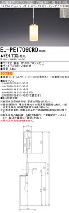������ �[���񓚒v���܂������v�ʔ� EL-PE1706CRD LED���`�y���_���g�i���C�e�B���O�_�N�g�p�j ���^�d���` ����E17 �wELPE1706CRD�x