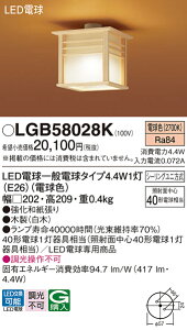 �p�i�\�j�b�N LGB58028K LED�V�[�����O���C�g40�`�d���F