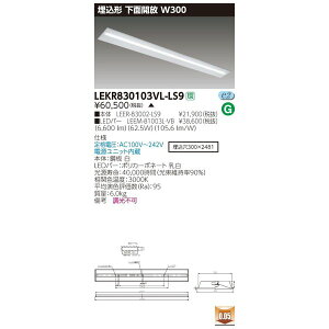 ������ �[���񓚒v���܂����� LEKR830103VL-LS9 (LEKR830103VLLS9) TENQOO����110�`W300 LED�x�[�X���C�g(�󒍐��Y�i�j