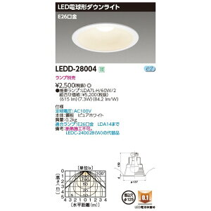 u@lEl}v ŃCebN LEDD-28004 E26125 LED`_ECg (LEDD28004) vʔ