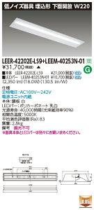 ���� LEER-42202E-LS9 + LEEM-40253N-01 LED�x�[�X���C�g (LEER42202ELS9LEEM40253N01) �a�@�E�����{�ݗp��m�C�Y���