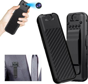 クリップ式防犯カメラ 隠し撮影対応 1080P 4K赤外線暗視 4時間連続録画 最大128GB容量適用 大容量(車載/自宅/ペット監視/会議) 動体検知&自動保存 充電式防水設計