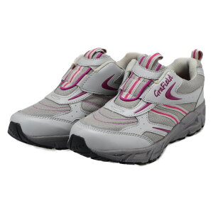 阪神素地 LC 3914 グレー 婦人 レディース カジュアルスニーカー 3E スリッポンタイプ 滑りにくい